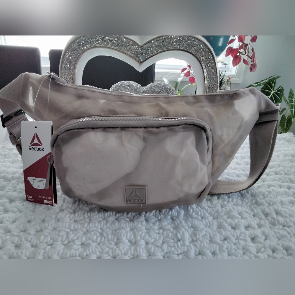 Reebok Taupe Belt Bag